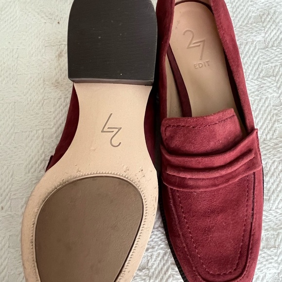 “27 EDIT” Women's Caroline Suede Slip-On Loafers Size 6.5 - Picture 6 of 7